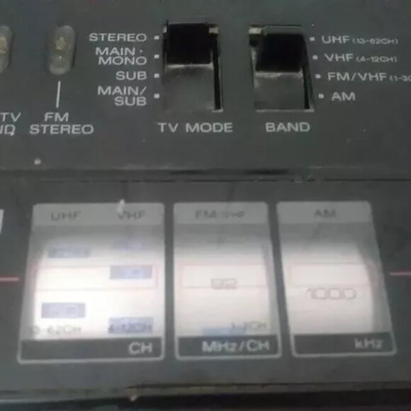 Sony CFD-DW95 DoDeCaHORN CD Vintage Boombox 1987 Rare JP Model Repair Junk - Picture 4 of 13